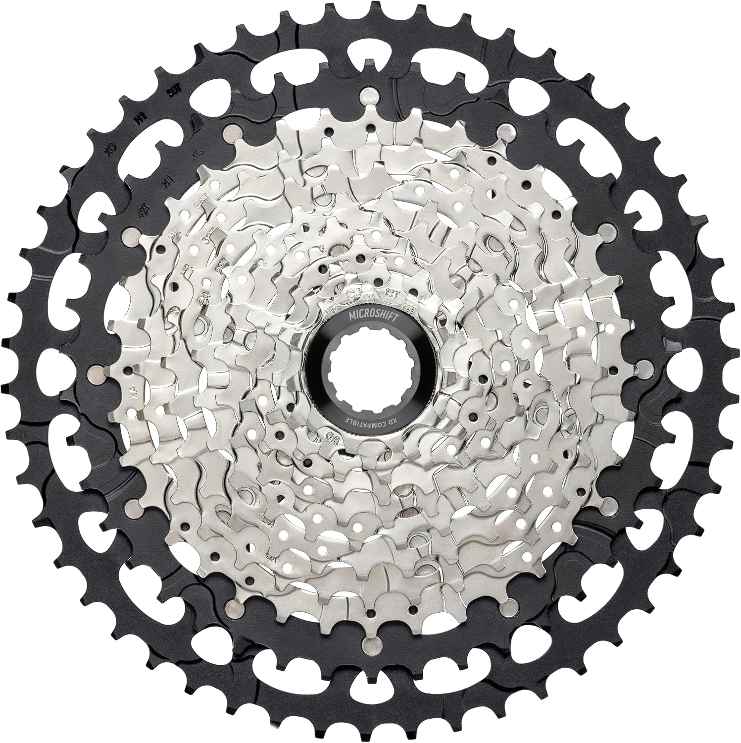 microSHIFT Advent MX 11-Speed CS-XD116 Alloy Cassette for XD Driver, 11-50t | bike-cassettes-and-freewheels