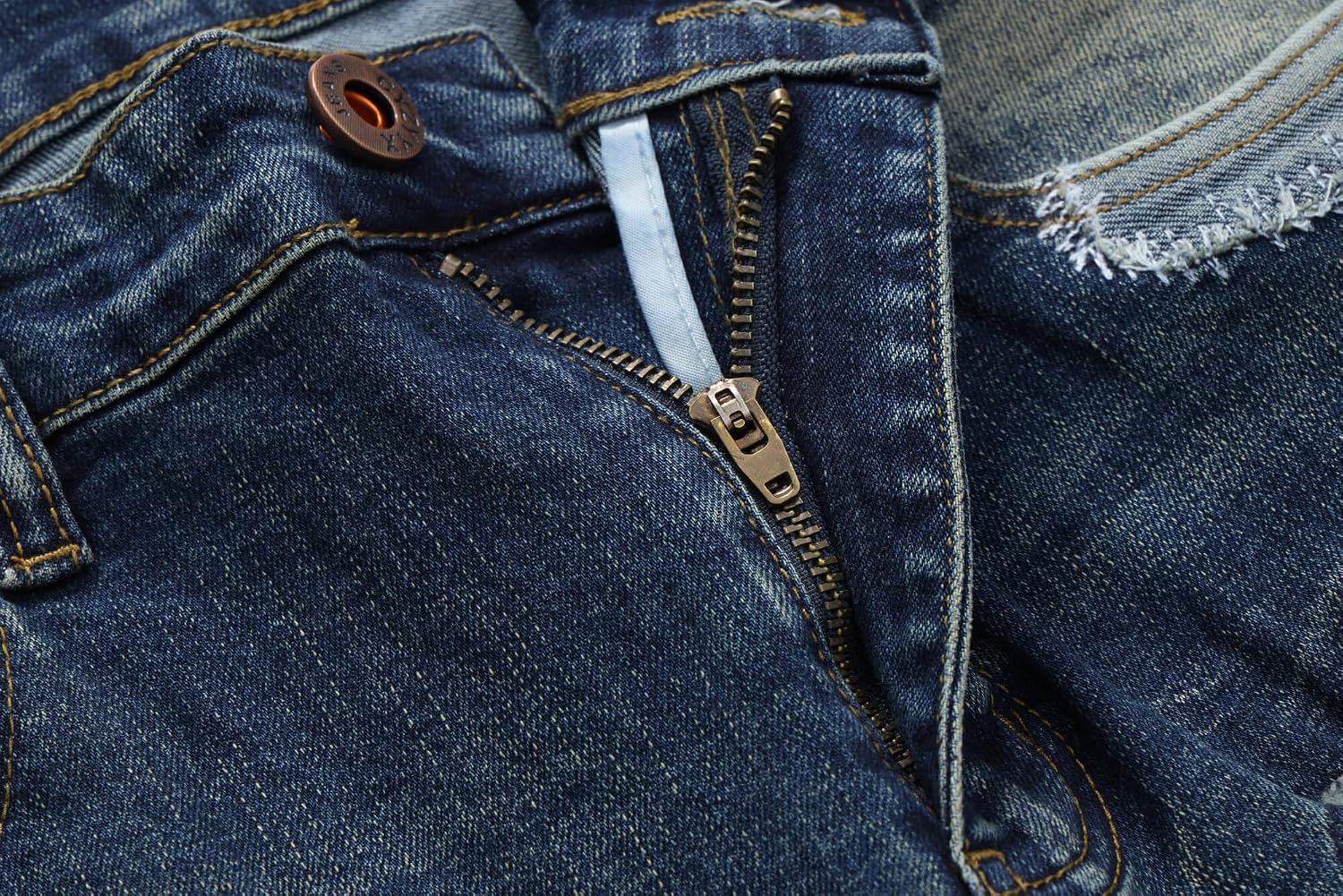 Mens Jeans Slim Fit,Carpenter Jeans for Men,Ruged Motorcycle Denim Pants with Ripped & Patch Details,Stretch Slim Fit for Comfort(Retro Blue)