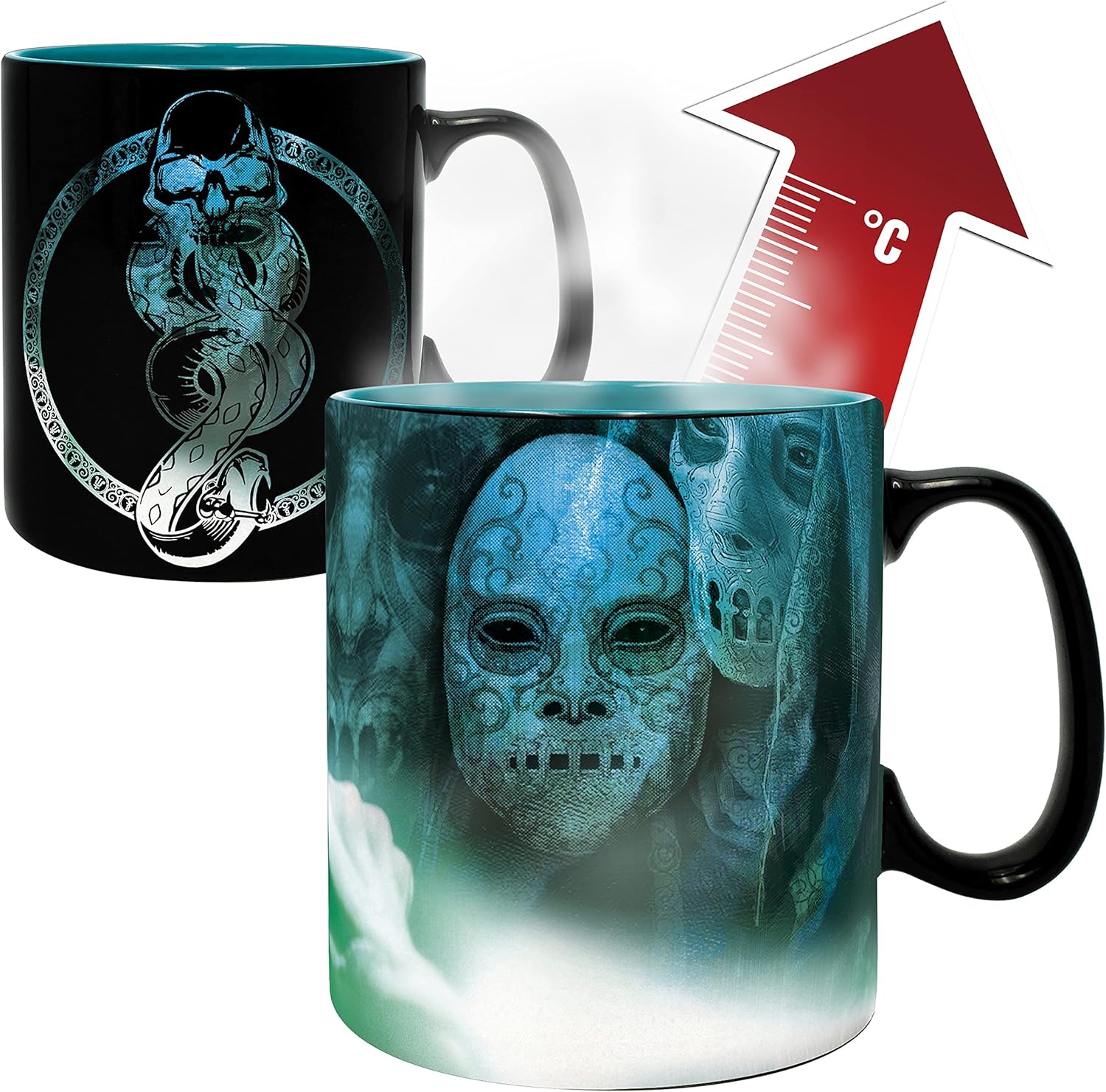 ABYSTYLE Harry Potter Colour Changing Mug with Heat 460ml Lord