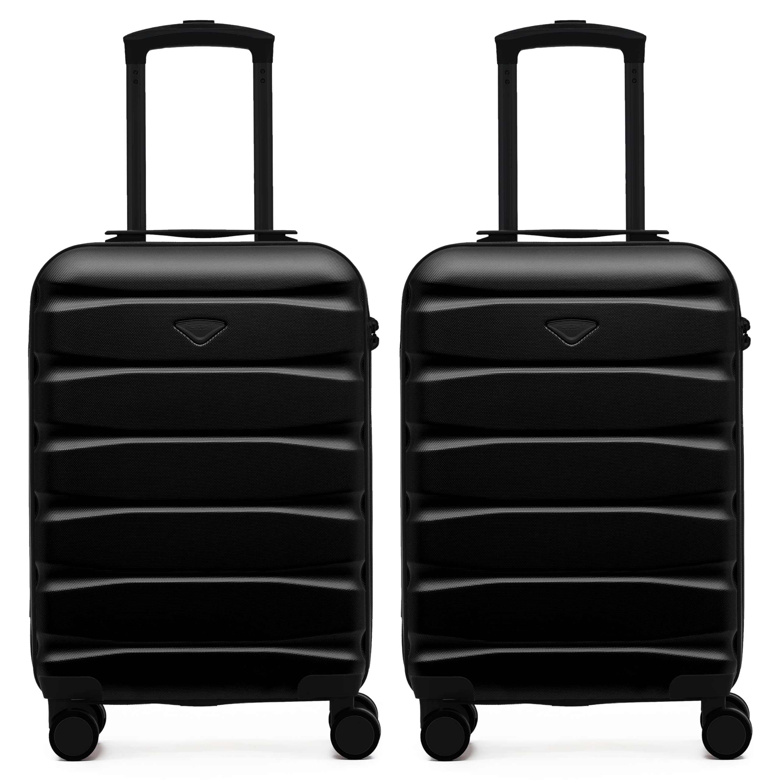 Flight Knight Underseat Cabin Suitcase 45x36x20cm | Free Hand Luggage for EasyJet & Wizz Air | Lightweight ABS Hard Shell with 8 Silent-Glide Spinner Wheels | Max Space Travel Bag — view 200