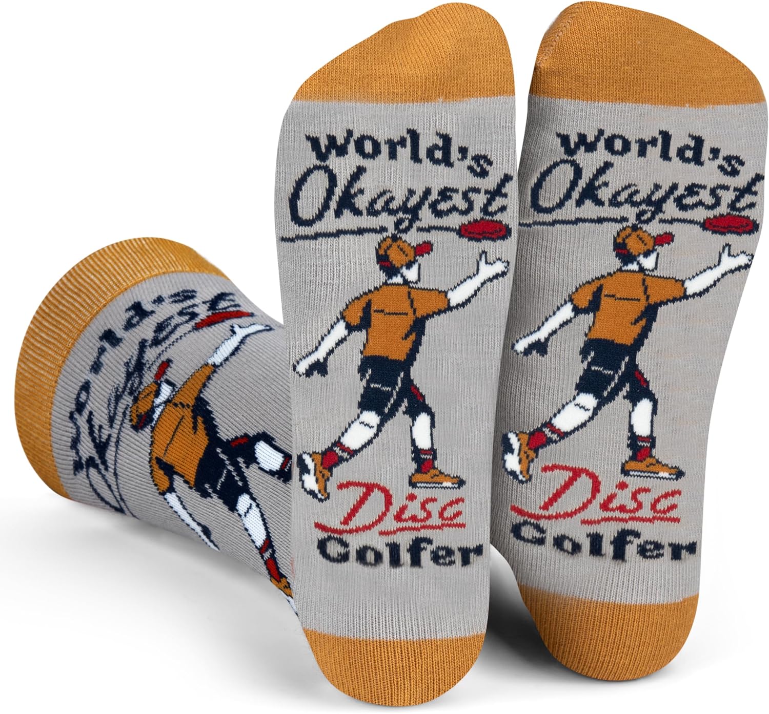Lavley Funny Socks for Sports Fans and Players - Cool Novelty Gifts for Men, Women, & Teens
