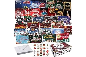 32 Bulk Christmas Cards: Warm Holiday Greetings In 5x7