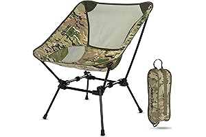 ONETIGRIS Ultralight Folding Camping Chair - The Ultimate Portable Companion for Outdoor Adventures