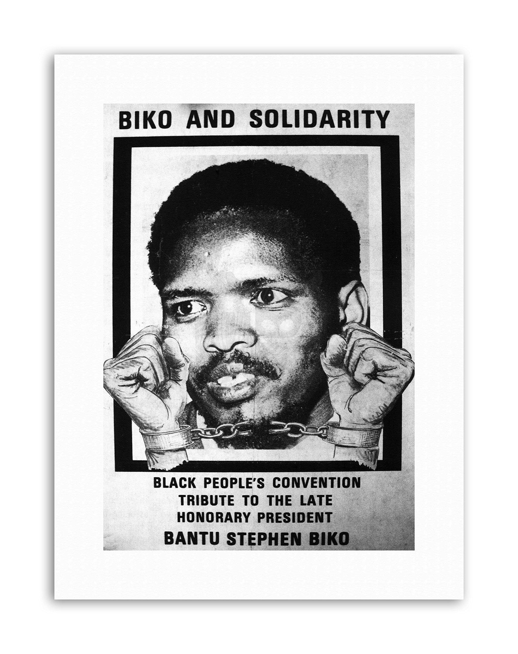 Wee Blue Coo Steve Biko Anc Apartheid South Africa Political Canvas Art Print