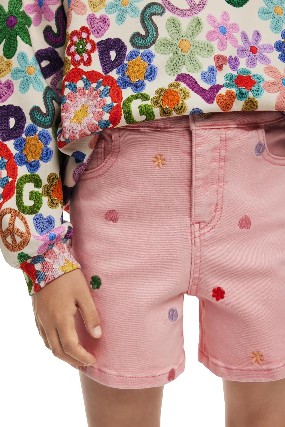 Desigual Girls' Pant_Flower