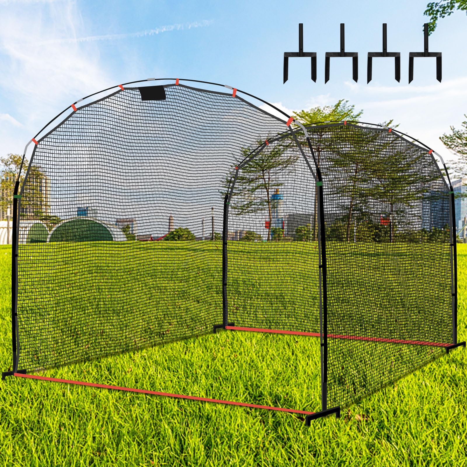 Amazon | ANDGOAL 野球 ソフトボール ポータブル バッティングケージ