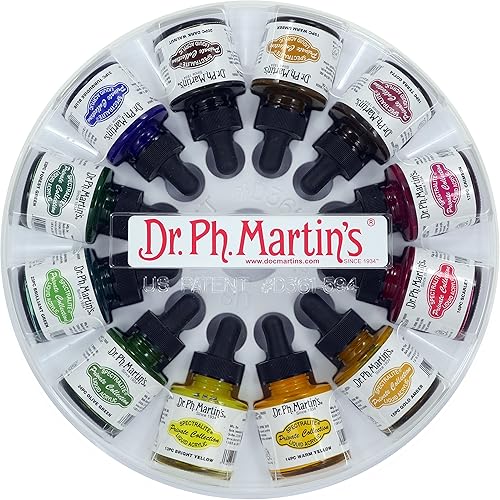 Dr. Ph. Martin's 800956-XXX Spectralite Private Collection Botellas de acrílico líquido, 1.0 onzas, juego de 12 (juego 2)