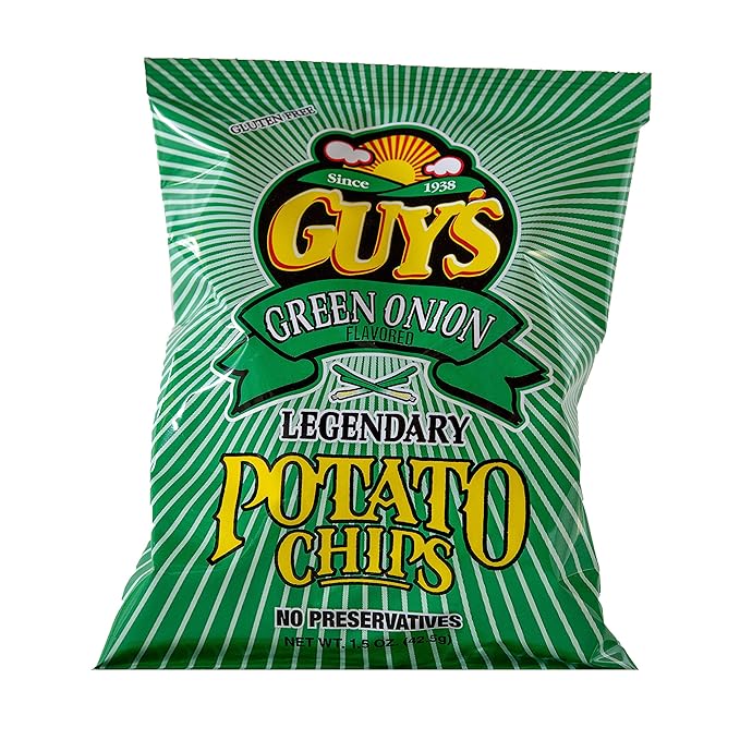 Guys Green Onion Potato Chips 24 pack of Our Super