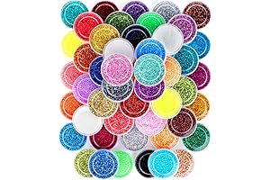 FANDAMEI Loose Glitter Makeup Set for Nail Art, Cosmetic, and Festival Makeup