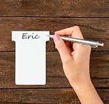 Nobo Planer roczny z kartami T, zestaw z karteczkami samoprzylepnymi, montaż na ścianie, 12 kolumn i 54 przegródki, rozmiar 2, w tym karty T, drukowane etykiety i uchwyty na etykiety 2911200