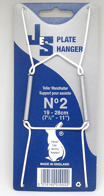 Plate Hangers Pack Of 6 Size 2 To Fit Plates 19-28cm by White Rabbit