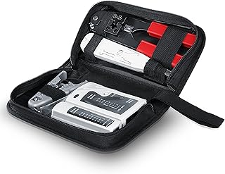 CSL - Netzwerk Kabeltester für RJ45- RJ11-Kabel - Patchkabel-Tester Leitungstester - LAN Network Cable Tester - Zwei Versc...