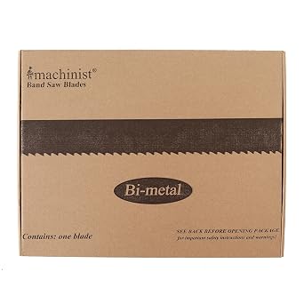 Imachinist S1323414 M42 132" Long, 3/4" Wide Bi-Metal Metal Cutting Bandsaw Blades 14TPI