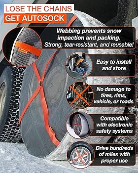 Amazon | AutoSock(オートソック) 「布製タイヤすべり止め