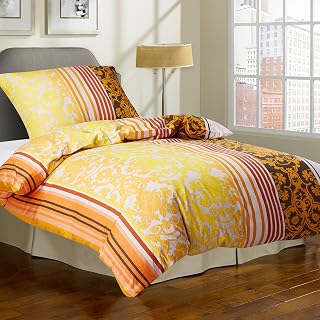 HENGWEI Bed Linen, 135 x 200 cm, 100% Cotton, Breathable, Cuddly Bed Linen Sets for…