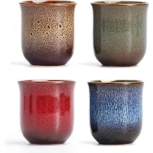 Ceramic Espresso Cups, Espresso Shot Cups, Double Shot Espresso Cups, Expresso Cups Set of 4, 4 oz