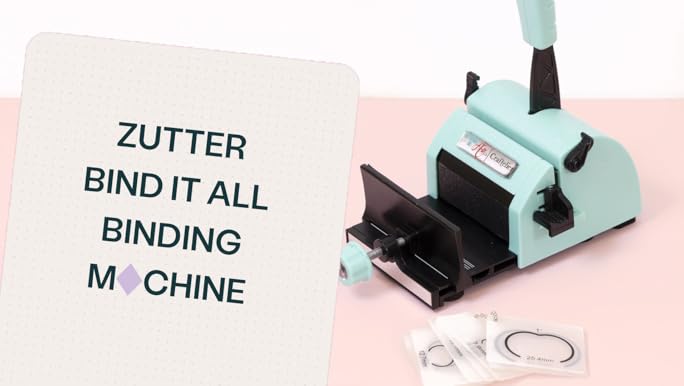 BUTTER MACHINE clone ハンドメイド オーダー受付 Amazon.com : Craftelier - Zutter Bind It All Binding Machine