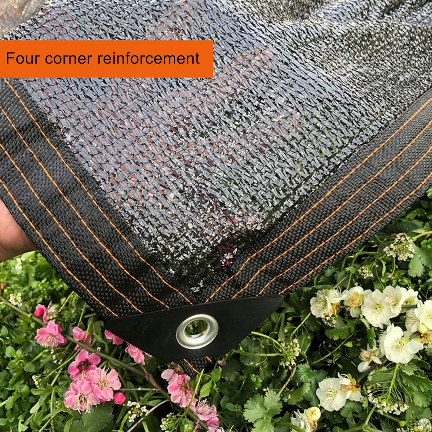 Heavy Duty Shade Netting,Black Sunblock Shade Cloth,Breathable Sun Shade Sail,65-70% Shade Fabric,UV Resistant,for Home Flowers Patio Balcony Plant,We Make Custom Size (4x5m)
