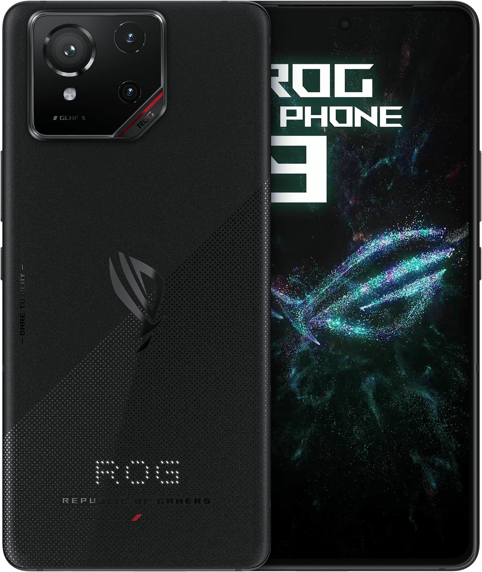 ASUS ROG Phone 9, EU Official, Phantom Black, 12GB RAM 512GB Storage, Snapdragon 8 Elite, 6.78" 185Hz AMOLED, Sony Lytia 700: 50 MP Camera