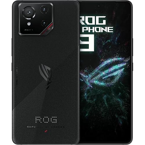 ASUS ROG Phone 9 Dual-SIM 512GB ROM + 12GB RAM (GSM Only | No CDMA) Factory Unlocked 5G Smartphone (Phantom Black) - International Version