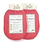 Original Kessa Exfoliating Glove -Value Pack (2pcs) -Pink -Microdermabrasion At Home Exfoliating Mitts, Removes unwanted dead skin, dirt and grime and Keratosis Pilaris. Great for spray tan removal