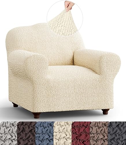 Miniatura 12 de PAULATO BY GA.I.CO. Funda desmontable para sofá - Funda elástica para sillón - Elegante funda para sofá con cojines - Funda desmontable de tela de