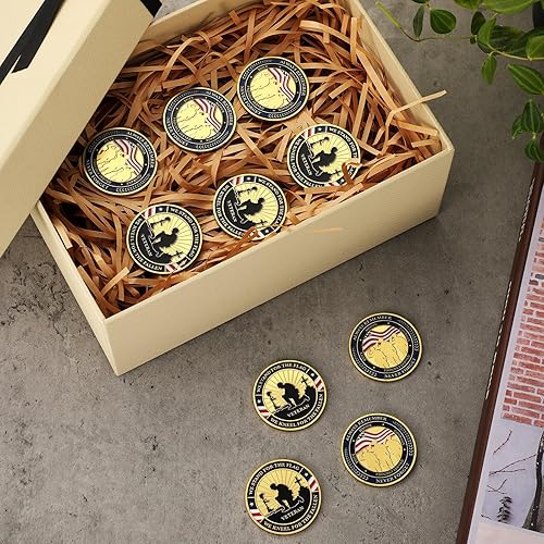 Miniatura 4 de 20 monedas militares de desafío de agradecimiento por tu servicio, regalos militares, monedas de reconocimiento, monedas de agradecimiento militar