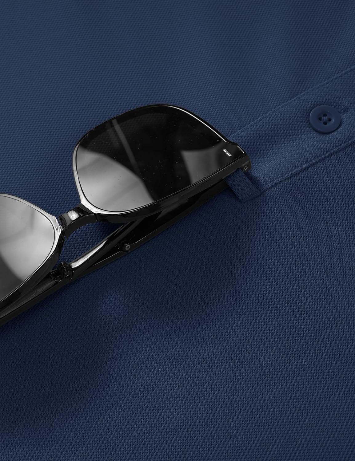 MAGCOMSEN 3 Pack Mens Polo Shirts Short Sleeve Athletic Performance Collared Shirt Moisture Wicking Casual Golf Polos - Image 5