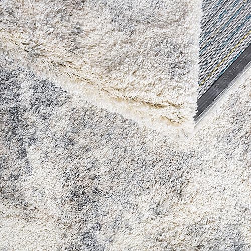 Miniatura 8 de Rugs.com Soft Touch Shag Collection - Alfombra de área de 3 x 5 pulgadas, color gris guijarro, perfecta para entradas, cocinas, rincones de