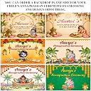 Customized Annaprashan Decoration Backdrop | Personalized with Baby Name Background Banner for Rice Ceremony | Multiple Traditional & Modern Design Backgrounds gallery image
