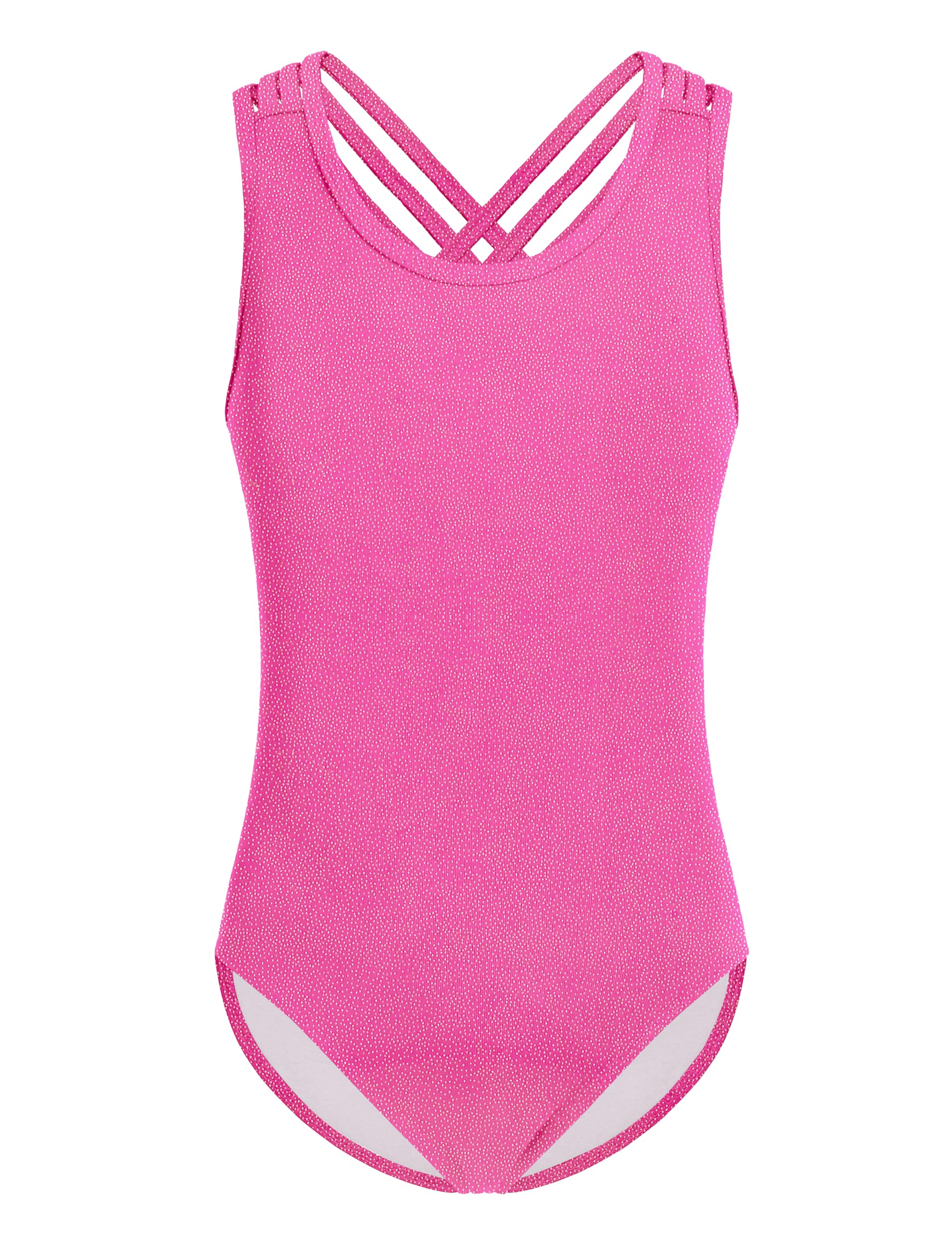 Arshiner Girls Ballet Leotards Dance Gymnastic Outfits Crisscross Straps Sleeveless Tank Dancewear