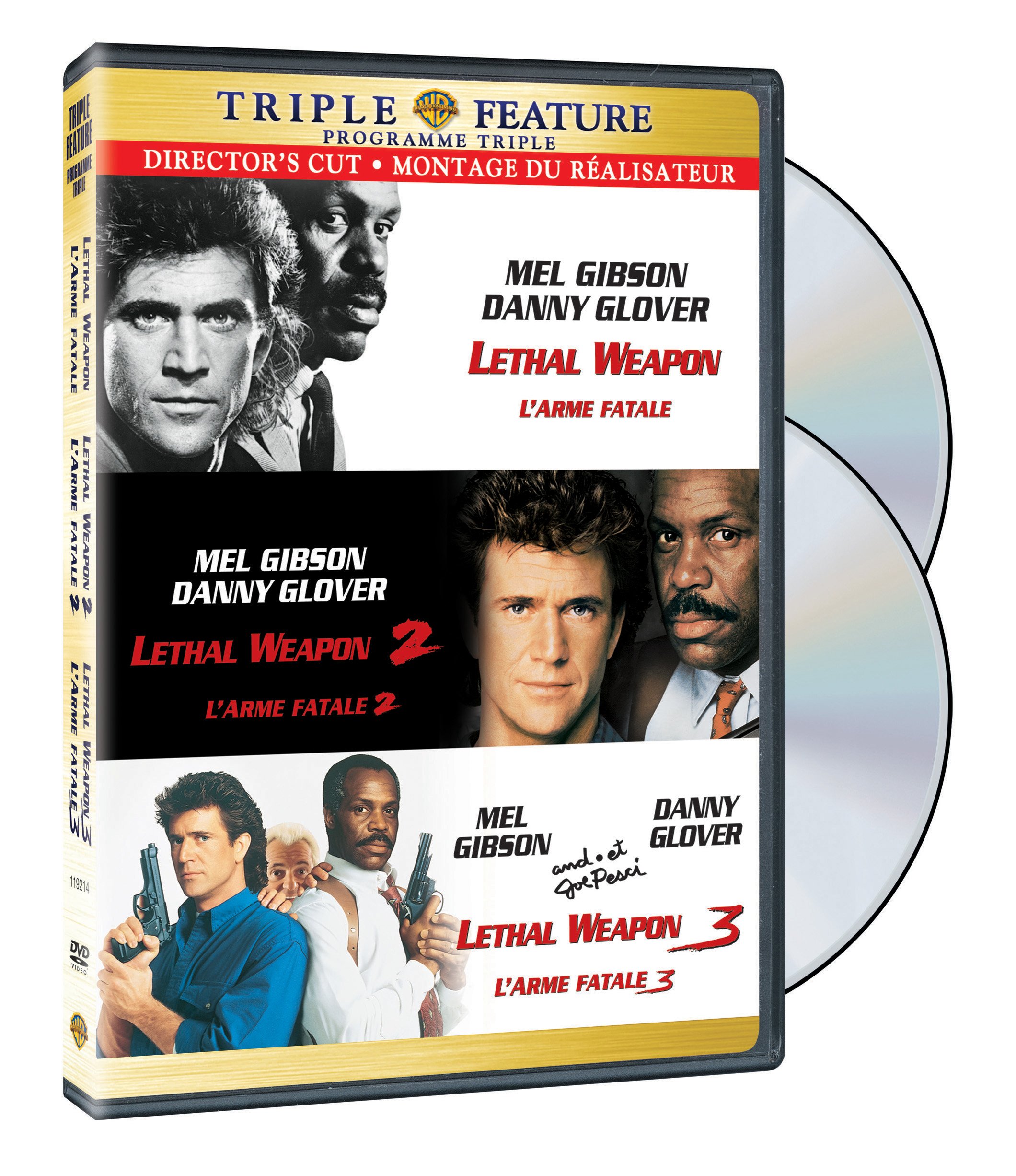 LETHAL WEAPON / LETHAL WEAPON 2 / LEATHAL WEAPON 3 (Director's Cut) [DVD]