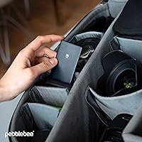 Vista 5 de Pebblebee Card Rastreador de artículos recargable Compatible con Apple Find My Bluetooth de 500 pies Resistente al agua Funciona