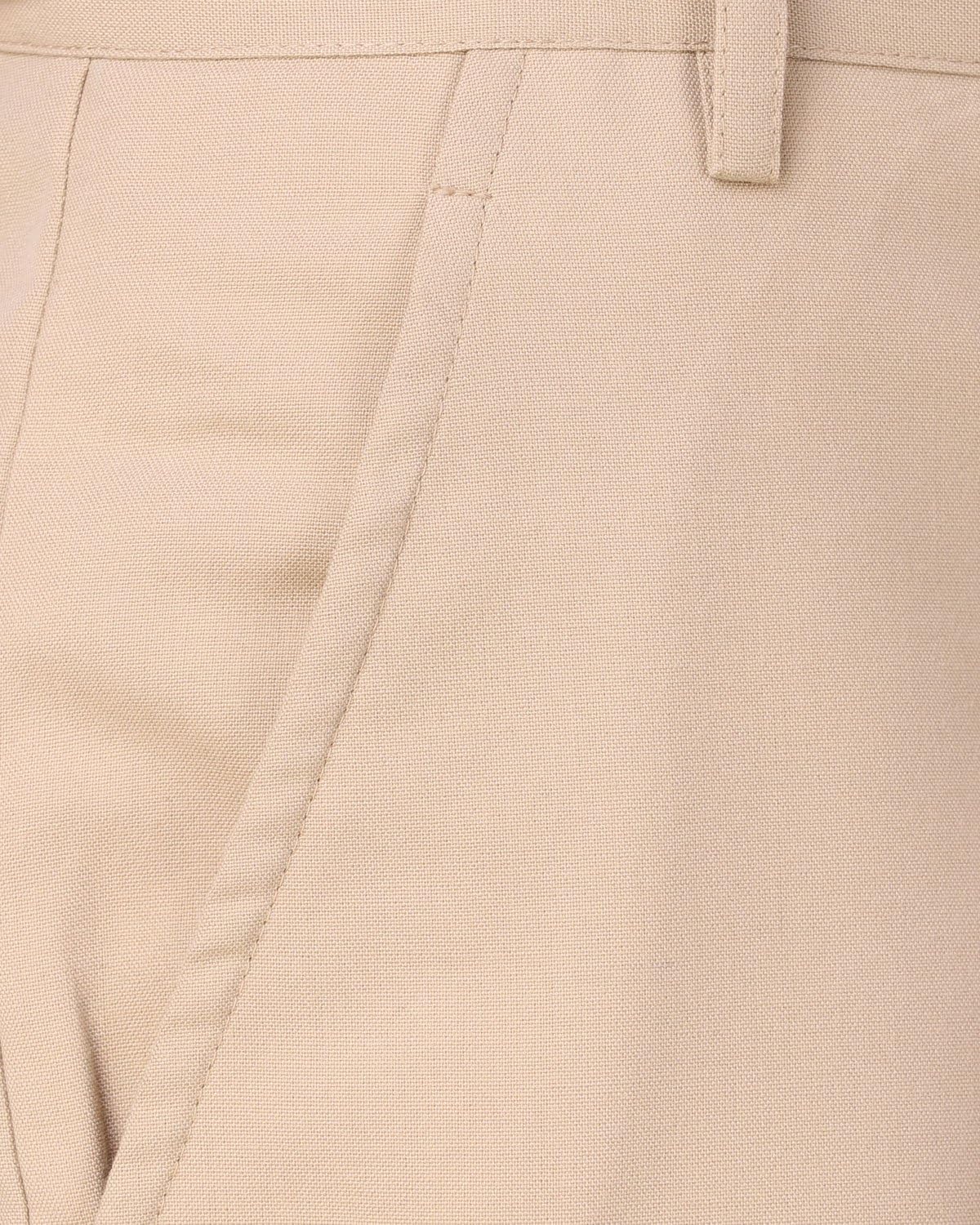 ThePirateDressing Steampunk Victorian Cosplay Costume Mens Airship Pants Trousers Small Beige (Poly Viscose Fabric)