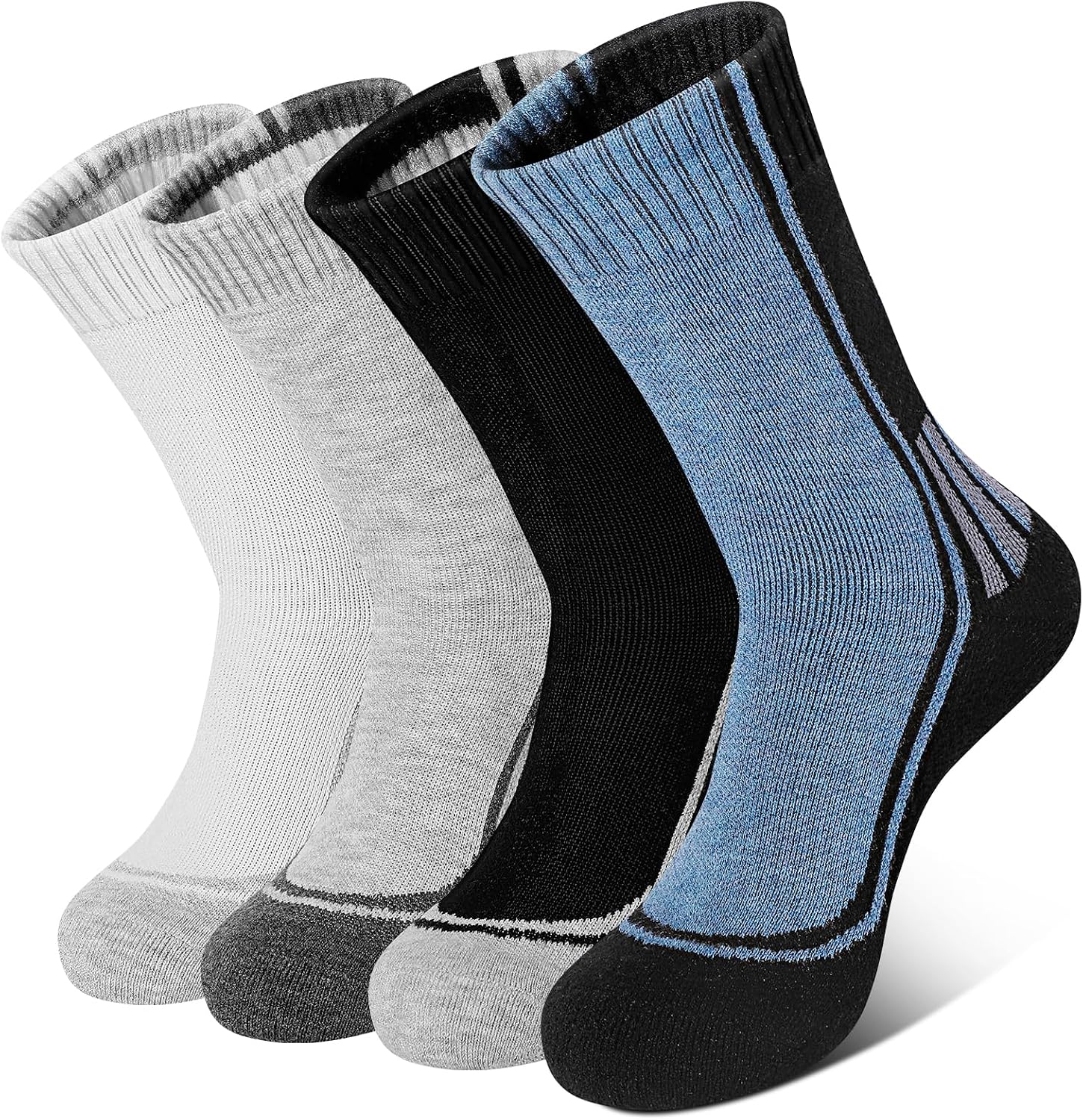 4 Paris Wool Warm Merino Socks for Women,wool Hiking Crew Socks, Winter Warm Socks