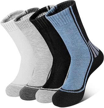 4 Paris Wool Warm Merino Socks for Women,wool Hiking Crew Socks, Winter Warm Socks