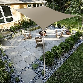 Covers & all Square Waterproof Sun Shade Sail