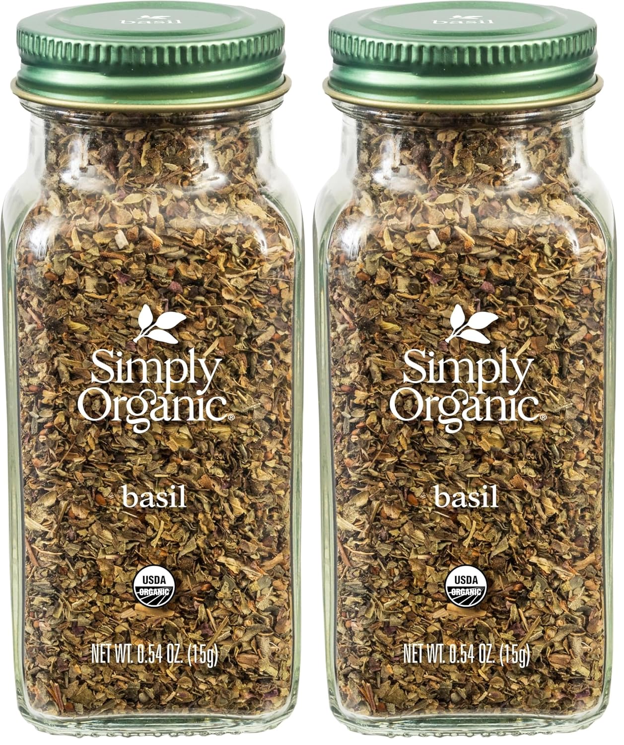 Amazon.com : Simply Organic Basil Certified Organic, 0.54-Ounce ...