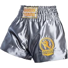 Hardcore Training Classic Muay Thai Shorts Black White Red Camo Blue Kick Boxing MMA Combat Sports Sparring Trunks
