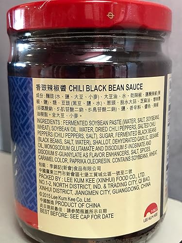 Miniatura 2 de Lee Kum Kee Salsa de frijoles negros con chile, 8.1 onzas (paquete de 2)
