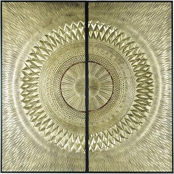 Huji Abstract Sun Wall Decor