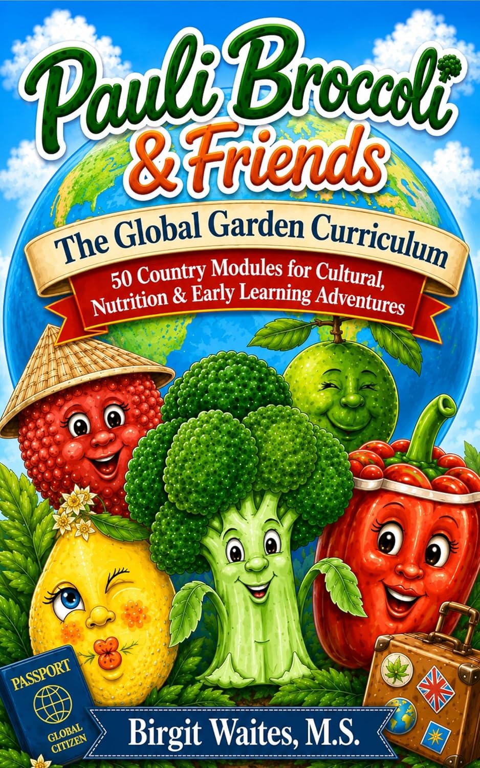 Pauli Broccoli & Friends: The Global Garden Curriculum: 50 Country-Based Lessons for Culture, Geography, Nutrition, Science, Language, Art & Hands-On Early Learning Activities