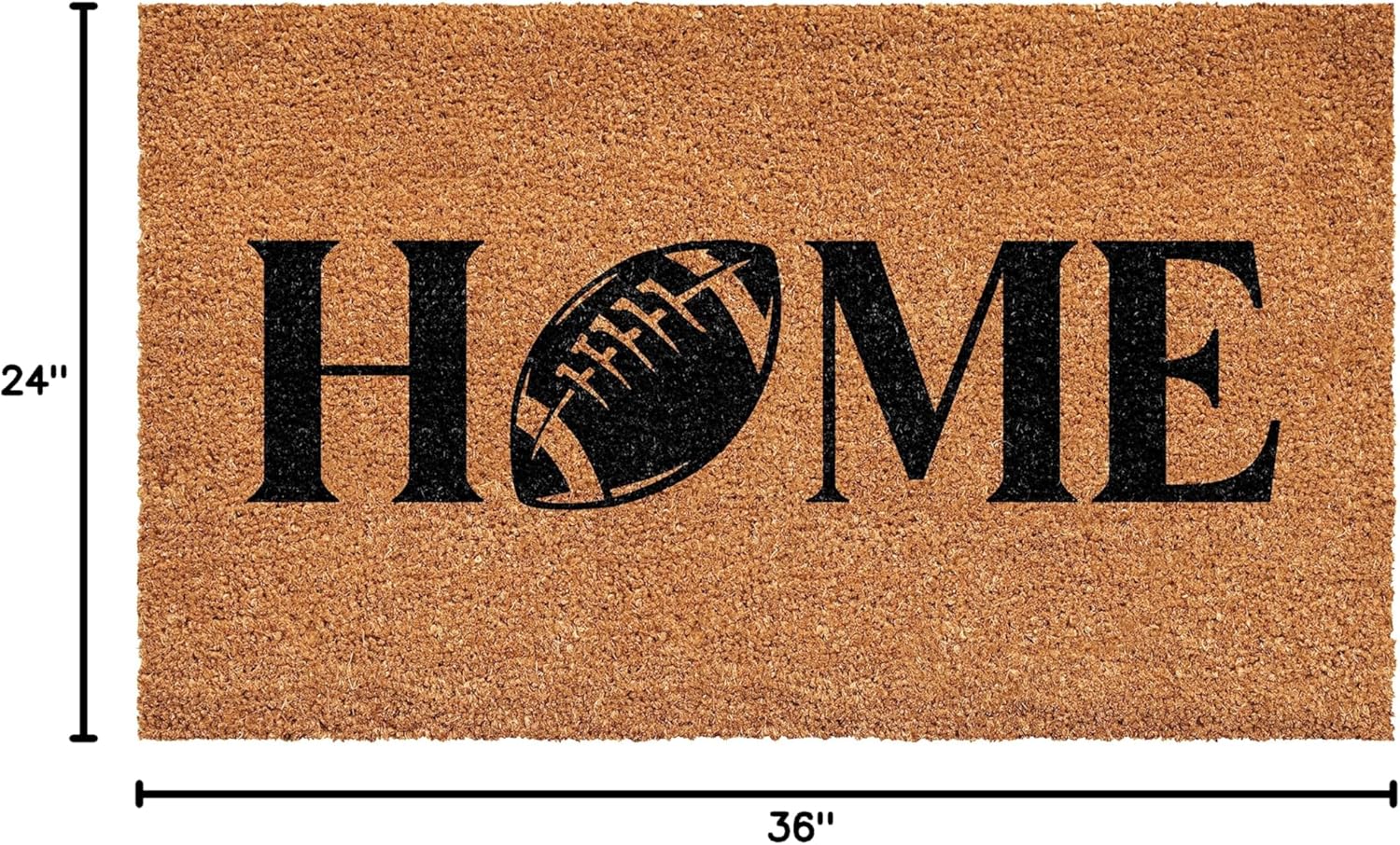 Calloway Mills Football Home Doormat, 24" x 36"