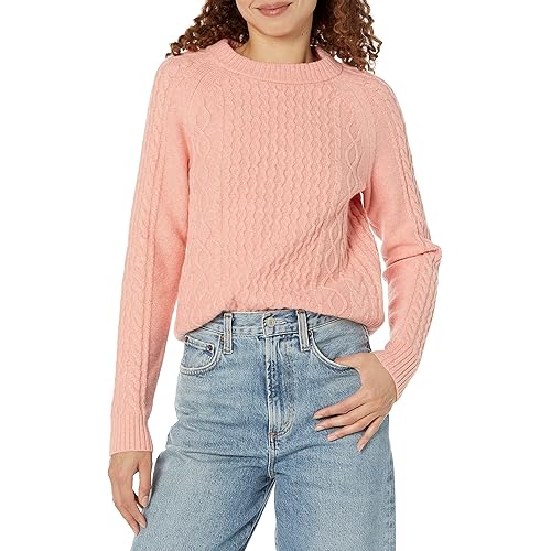 Amazon Essentials Women's Stitch Cable Sweater