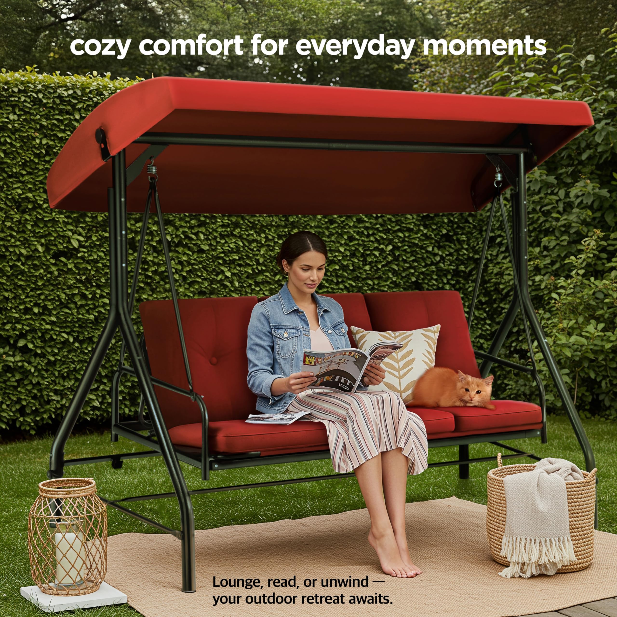 kettler avance outdoor swing seat with canopy 3 Patio Canopy, Convertible Glider Bed, Cushions : Toys & Games Collection Helmets Valentino Rossi you can wipe the Fulmer Half Helmet | Color:Urban Mars Yellow