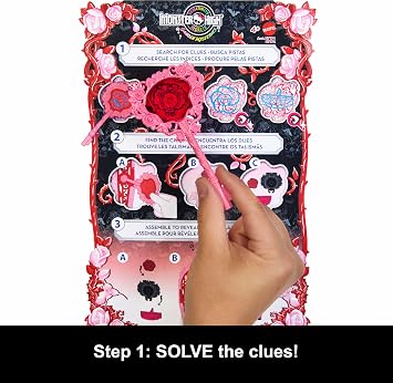MONSTER HIGH MYSTERIOUS FRIENDS™ DRACULAURA Baby Monster High Mysterious Friends Mysterious Garden play set, Draculaura doll, more than 19 surprises HYT72