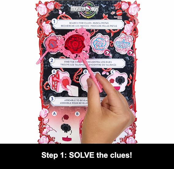 MONSTER HIGH MYSTERIOUS FRIENDS™ DRACULAURA Baby Monster High Mysterious Friends Mysterious Garden play set, Draculaura doll, more than 19 surprises HYT72