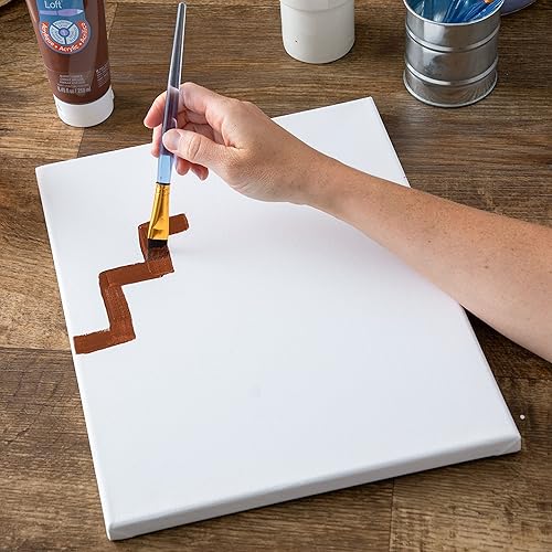 Miniatura 3 de Artist's Loft Necessities - 7 lienzos de algodón sin ácidos para pintura, acrílico y óleos, 1 paquete de 7 unidades de 11 x 14 pulgadas