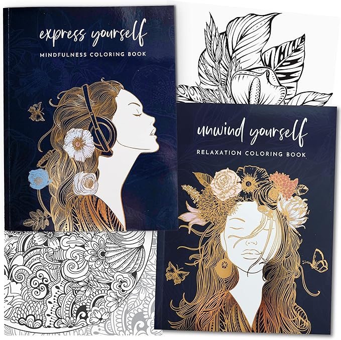 Amazon.com: Adult Coloring Books for Women - Mindfulness Coloring Book