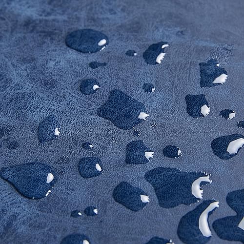 Miniatura 9 de Yaheetech Bar Stools Set of 2, PU Leather Swivel Counter Height Barstools, Adjustable Bar Chairs with Backrest and Footrest, Kitchen Island Stool